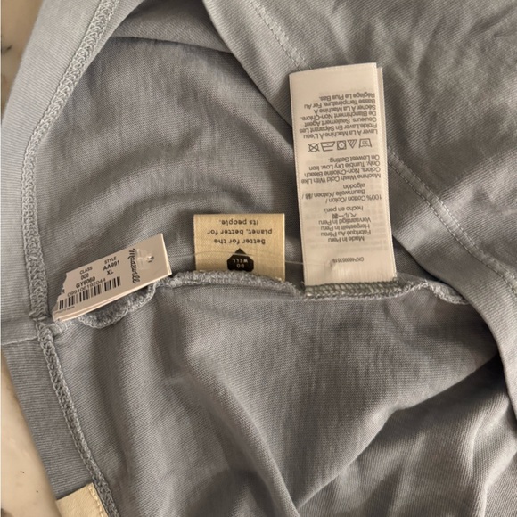 NWT Madewell All Day Casual Short Sleeve Crewneck Tee Shirt Sz XL Dye Flaws - Picture 7 of 8